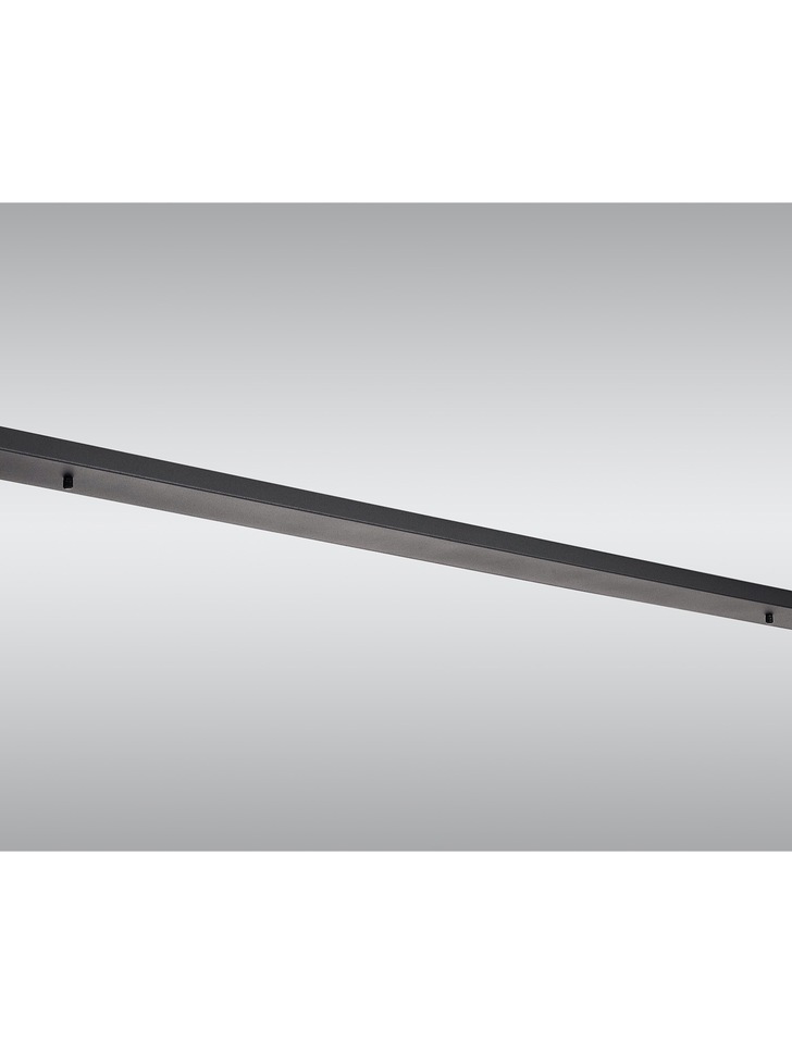 Satin Black No Hole Rectangular Ceiling Plate - 1400mm x 100mm