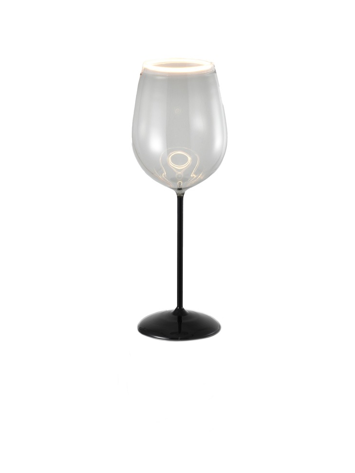 Smoked Wine Glass Led Light Bulb 5W E27 2200K Warm White