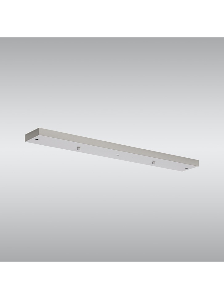 White Linear 3 Hole Ceiling Plate - 70 X 10cm