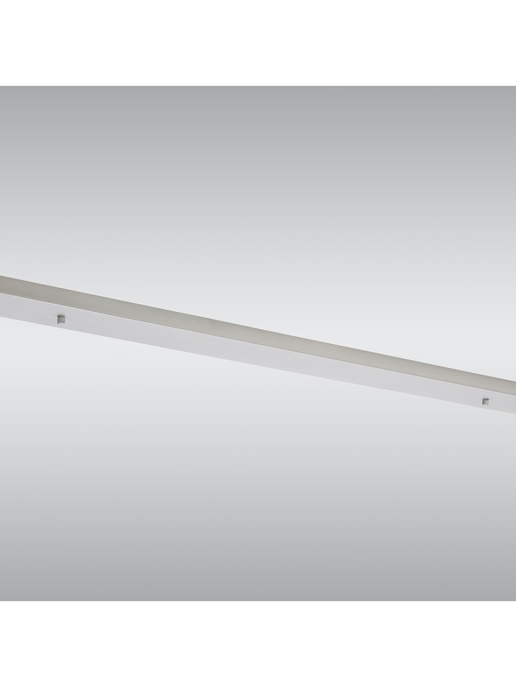 White Linear No Hole Ceiling Plate - 110 X 10cm