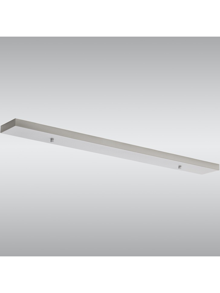 White Linear No Hole Ceiling Plate - 90 X 10cm