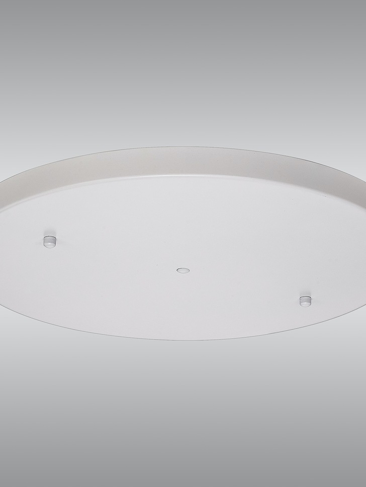 White No Hole Ceiling Plate - 40m