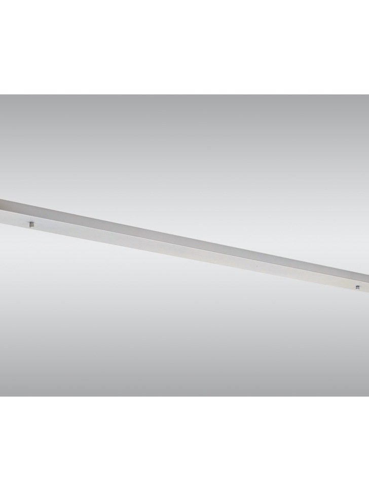 White No Hole Rectangular Ceiling Plate - 1400mm x 100mm