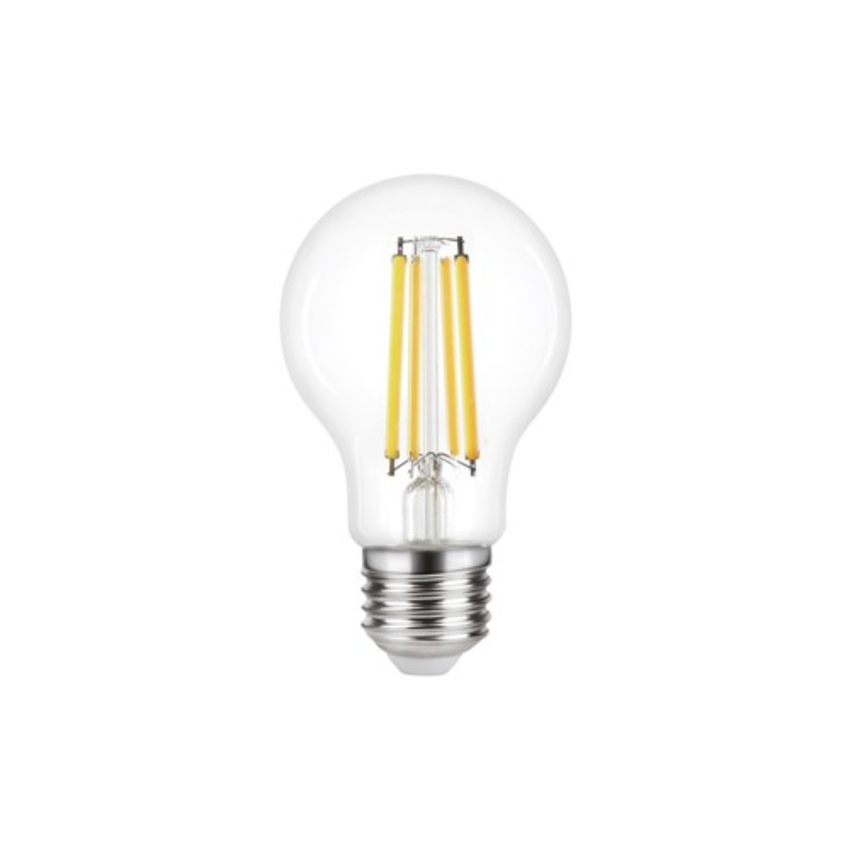 Photograph: 11.2W E27 Cool White Dimmable Clear Gls Led Filament Lamp - 4000K