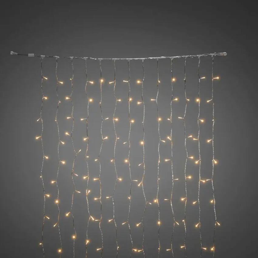 Photograph: 208 Amber Led Curtain, Clear Cable, 31V System