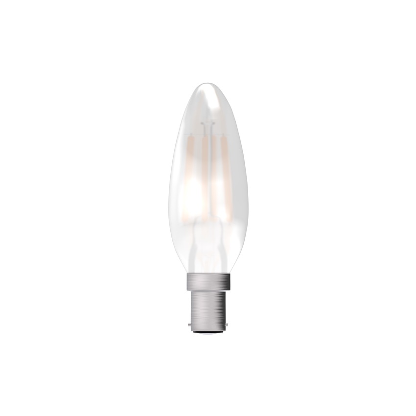 Photograph: 3.3W LED Satin Candle Light Bulb B15 Warm White 2700K