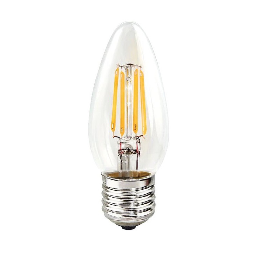 Photograph: 5W E27 CLEAR DIMMABLE LED CANDLE LAMP - 2700K