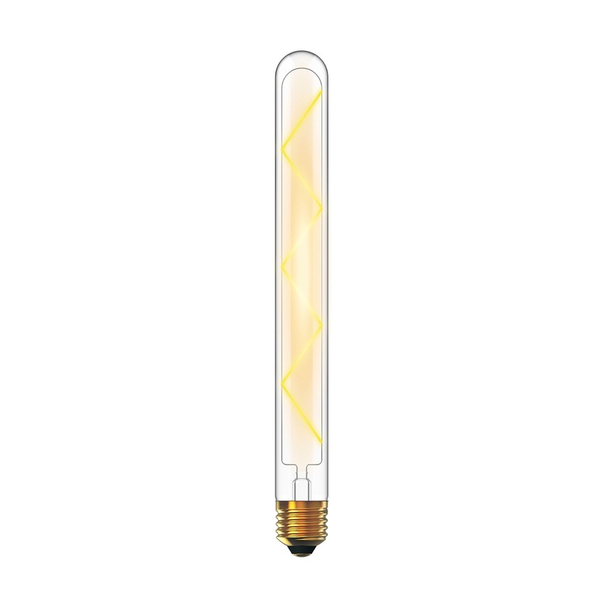 Photograph: 6W LED Classic Deco Clear Dimmable 280mm Tubular Lamp With Decorative Filament - E27, 2700K