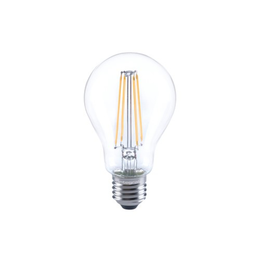 Photograph: 7.3W E27 Warm White Dimmable Clear Gls Led Filament Lamp - 2700K