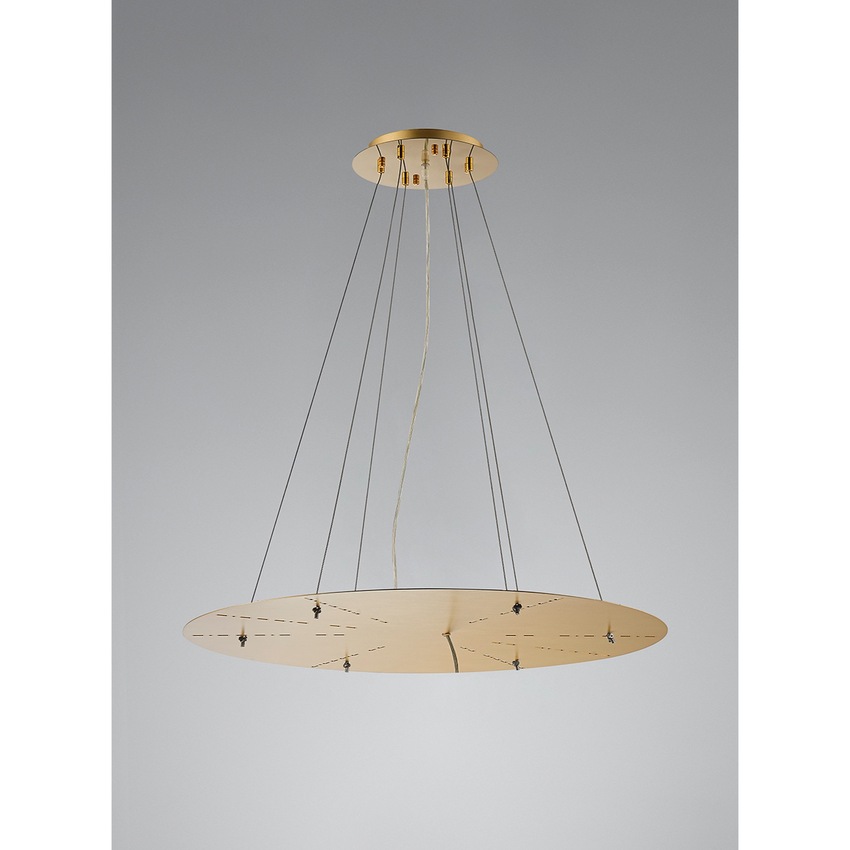 Photograph: 790mm 3 Metre French Gold Suspension Plate Reduction Kit ( Max Load 40KG)