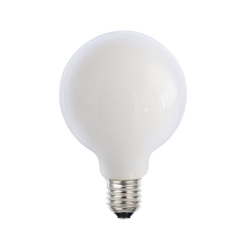 Photograph: 8W E27 OPAL DIMMABLE LED 95MM GLOBE LED LAMP - 2700K