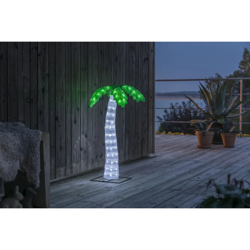 Photograph: Acrylic Palm Tree 75cm 112 White Led, IP20