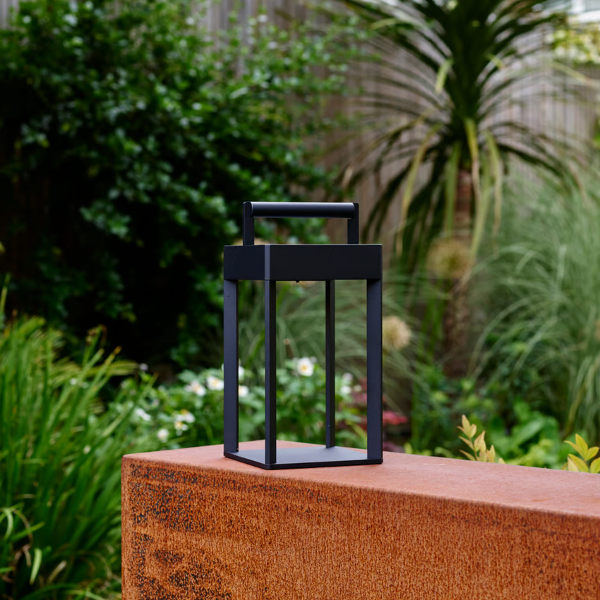 Photograph: Astro Kuro 250 Textured Black Portable Solar Led Table Lamp