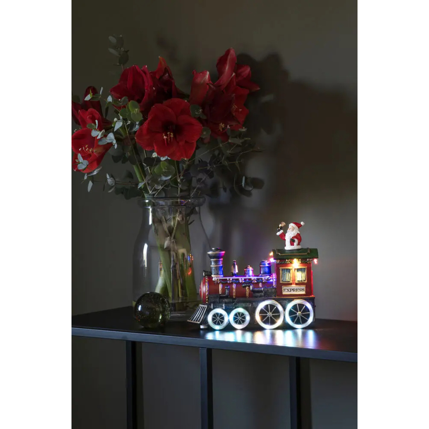 Photograph: B/O Mech.Christm.decoration Train 24 Led, music USB