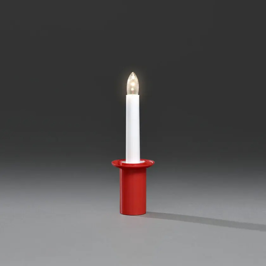Photograph: B/O Red Lucia Maid Candle Led