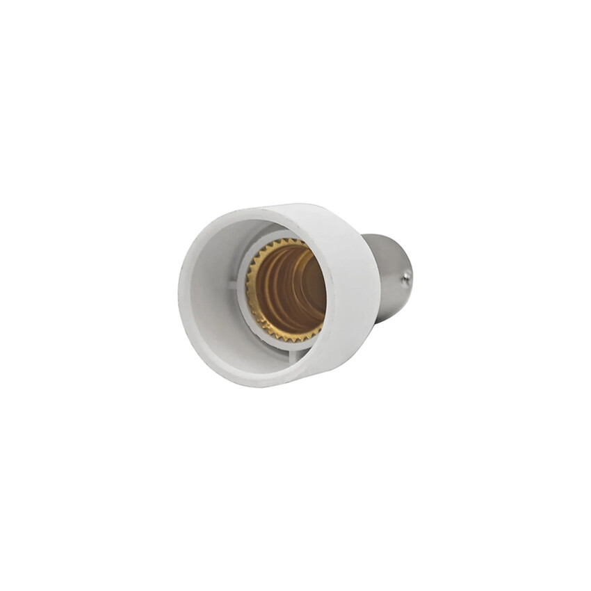Photograph: B15 to E14 Lamp Socket Converter White
