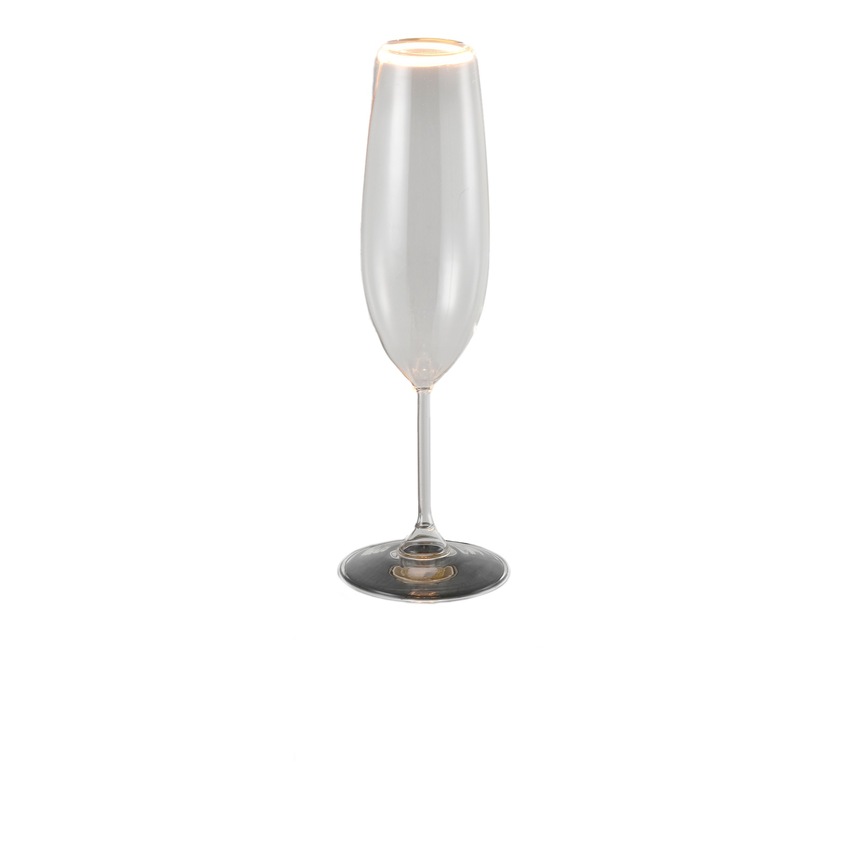 Photograph: Clear Champagne Glass Led Light Bulb 4W E27 2200K Warm White