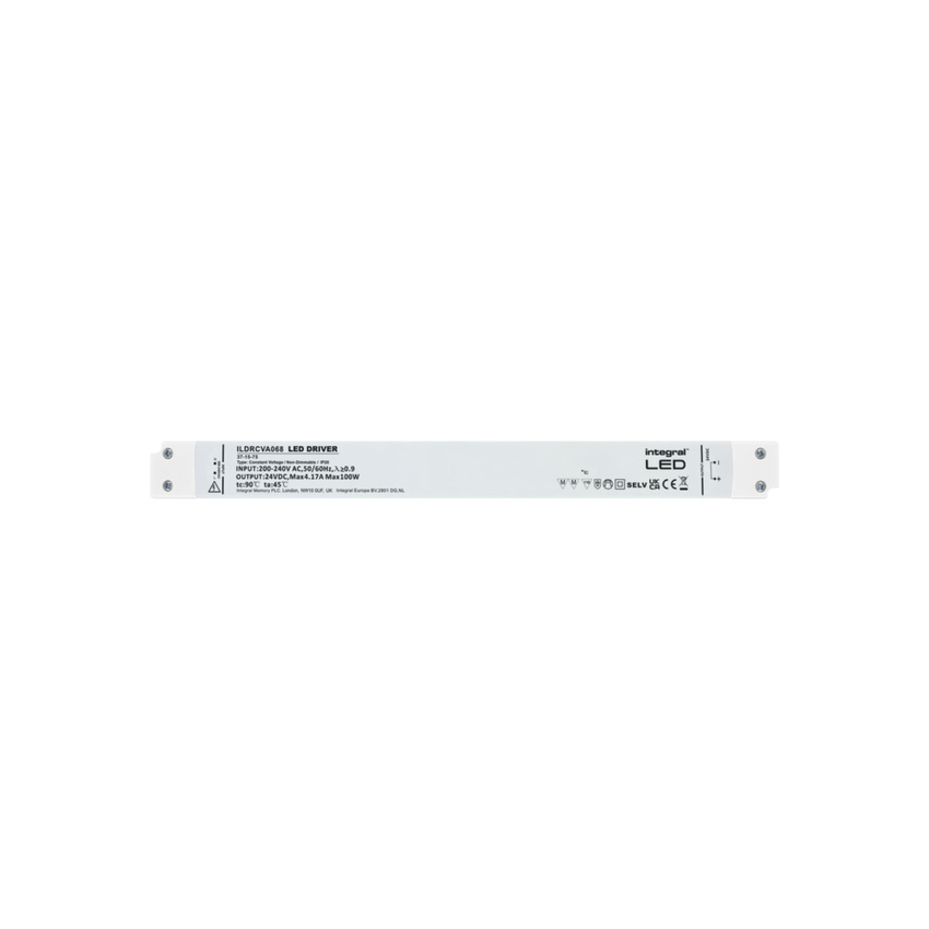 Photograph: Constant Voltage Long & Slim LED Driver 100W 24VDC IP20 Non-Dim 180-264V Input