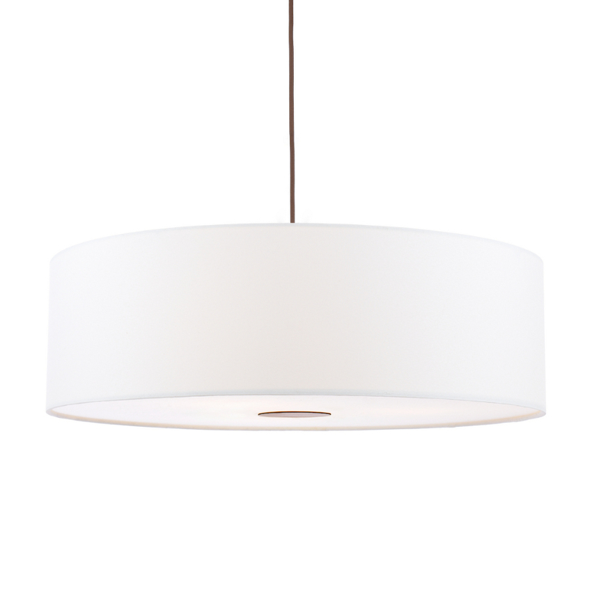 Photograph: Dar 60cm Isla Easy Fit Pendant Ivory Shade - Shade Only