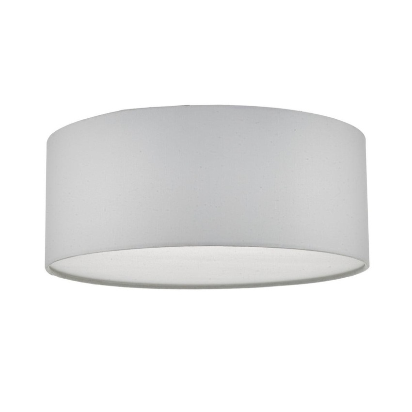 Photograph: Dar Cierro CIE5215 3 Light Flush Ceiling Light In Ivory With Frosted Diffuser