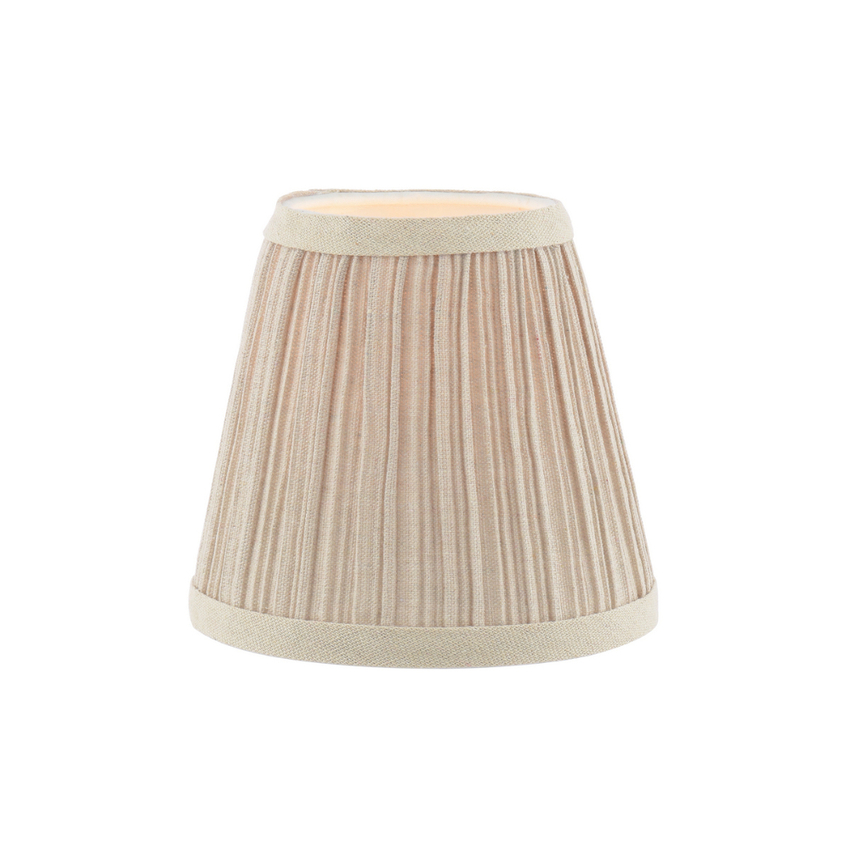 Photograph: Dar Didina Natural Linen Tapered Drum Shade - 15cm