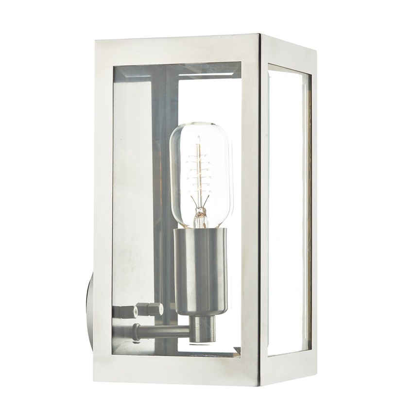 Photograph: Dar Era ERA0744 Polished Stainless Steel Finish Exterior Wall Light - IP44