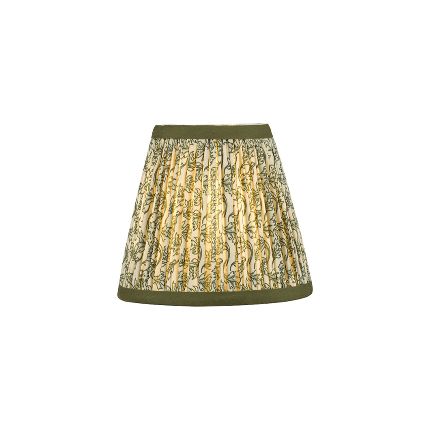 Photograph: Dar Esther Green Cotton Empire Shade 15cm