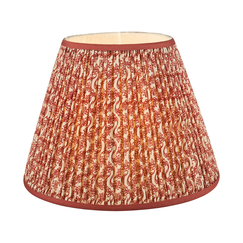 Photograph: Dar Esther Red Cotton Empire Shade 35cm