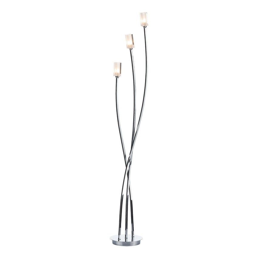 Photograph: Dar Morgan MOR4950 Polished Chrome 3 Light Floor Lamp