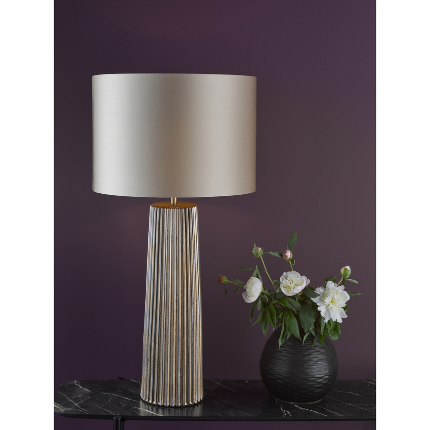 Photograph: Dar Myla Bronze Ceramic Large Table Lamp - Base Only