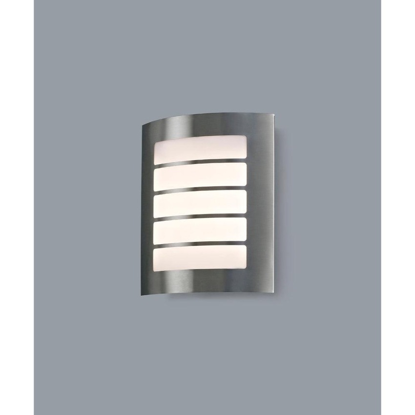 Photograph: Deco Allegra D0263 Stainless Steel LED Exterior Wall Light - IP44 4000K