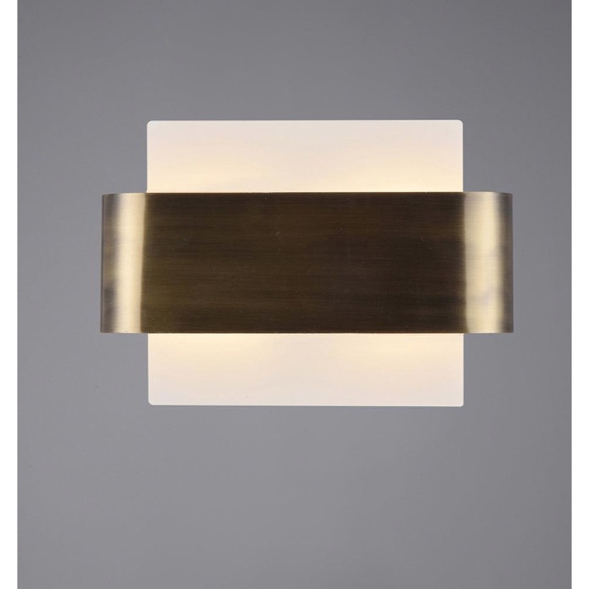 Photograph: Deco Damo D0379 Antique Brass 2 Light Wall Light