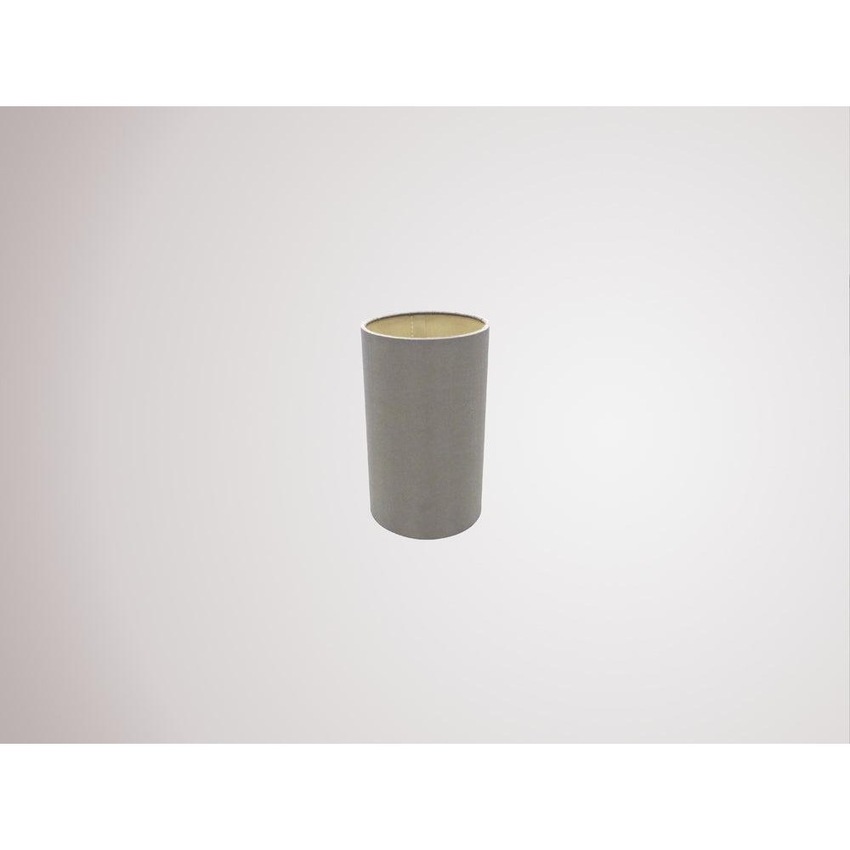 Photograph: Deco Serena D0315 12cm Taupe Faux Silk Fabric Cylinder Shade With Halo Gold Inner