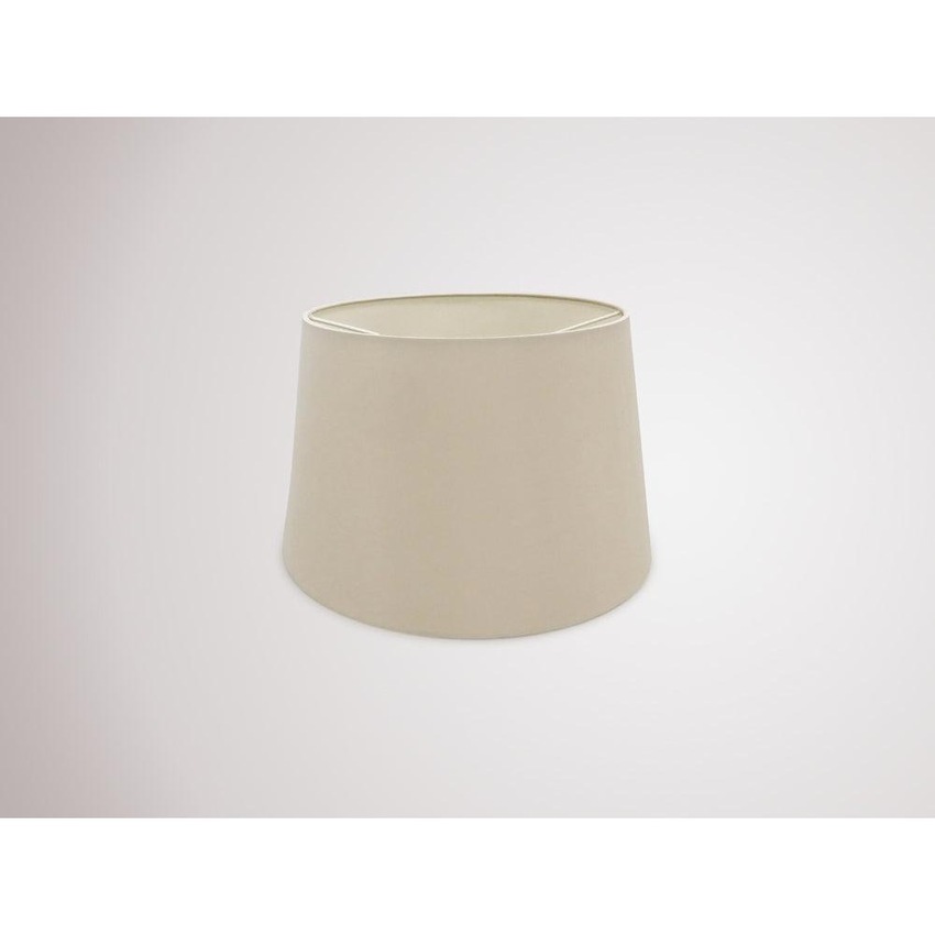 Photograph: Deco Sutton D0302 35cm Nude Beige Faux Silk Fabric Shade With Moonlight Inner