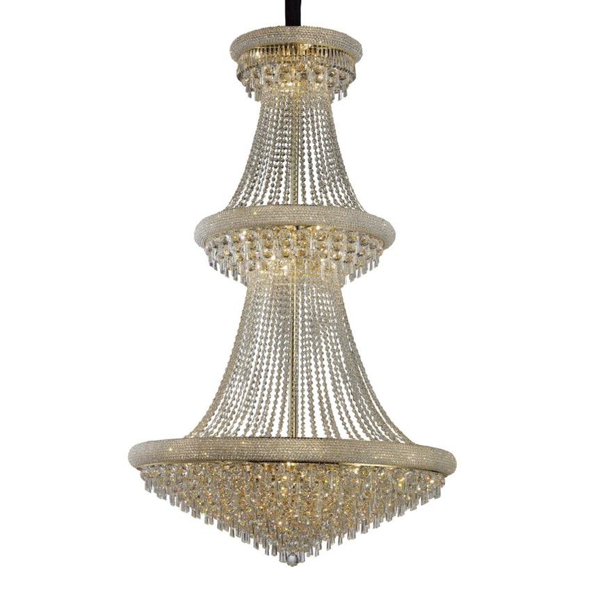 Photograph: Diyas Alexandra IL32115 French Gold 37 Light Crystal Chandelier