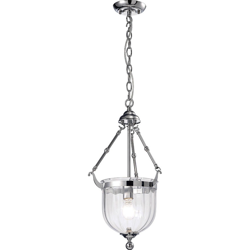 Photograph: Diyas Aubrey IL31071 Polished Chrome Single Pendant