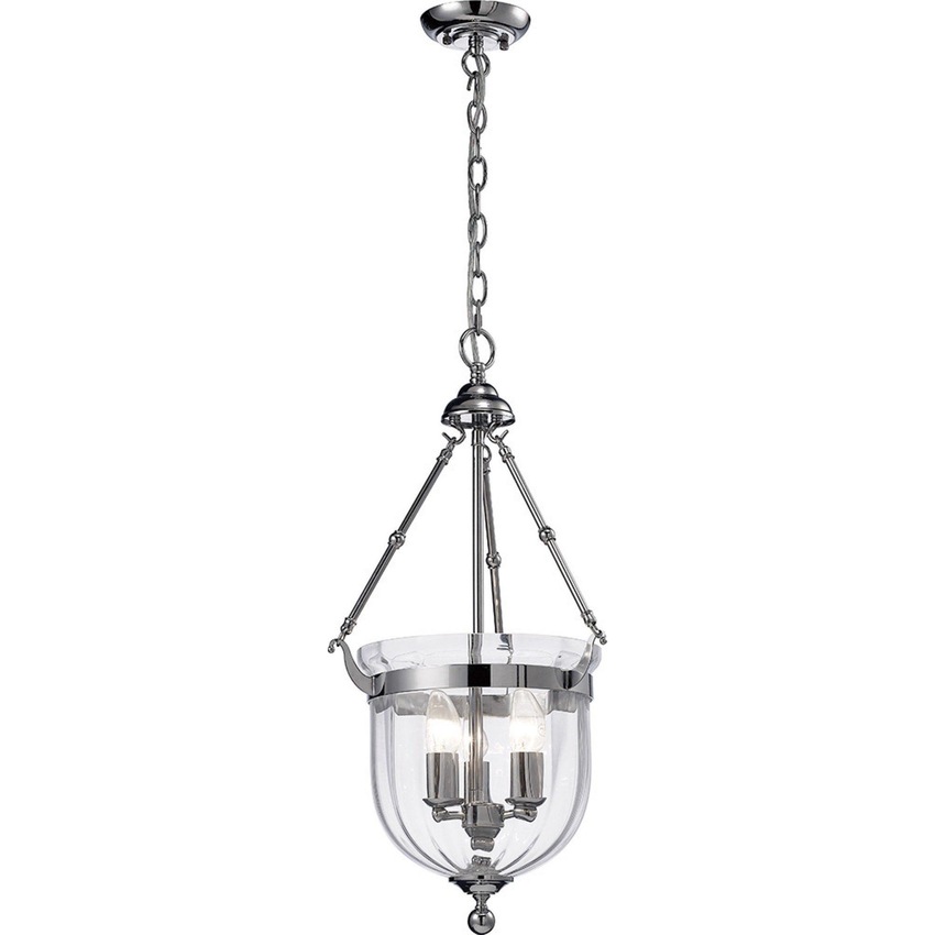 Photograph: Diyas Aubrey IL31072 Polished Chrome 3 Light Pendant