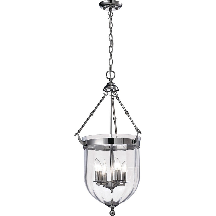 Photograph: Diyas Aubrey IL31073 Polished Chrome 4 Light Pendant