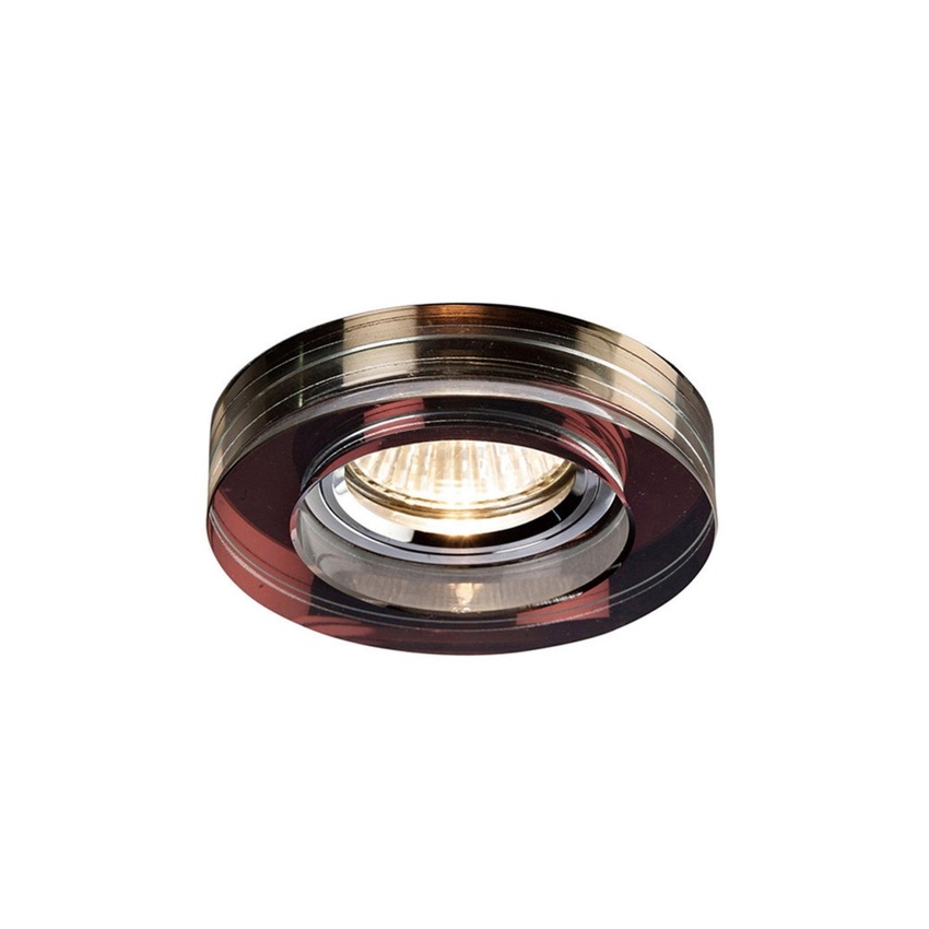 Photograph: Diyas IL30821PU Round Purple Crystal Recessed Downlight