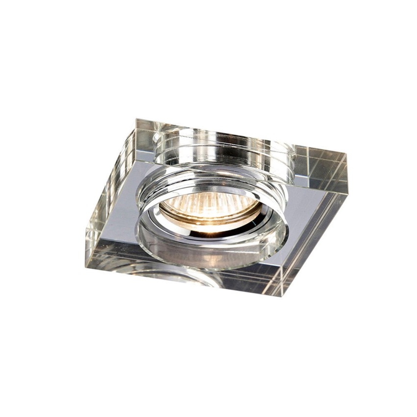 Photograph: Diyas IL30822CH Square Crystal Recessed Downlight