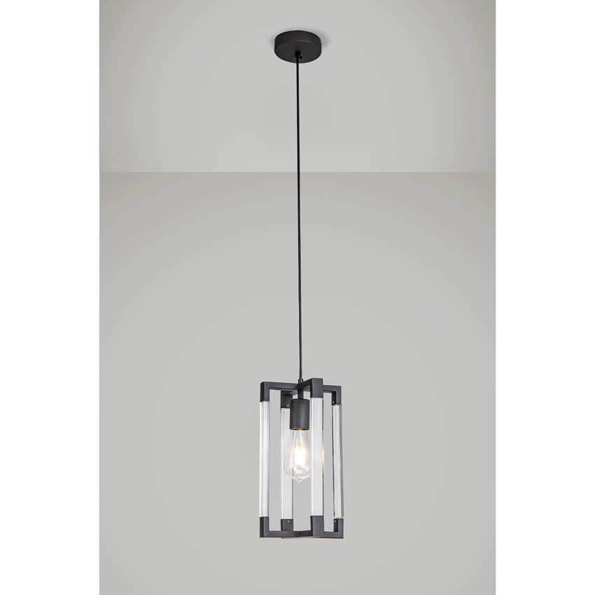 Photograph: Diyas IL32851 Canto Graphite Single Pendant