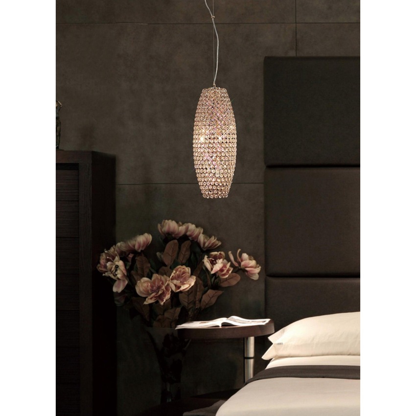 Photograph: Diyas Kos IL30765 French Gold 4 Light Crystal Pendant