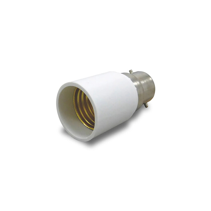Photograph: Elements B22 to E27 Lamp Socket Converter White