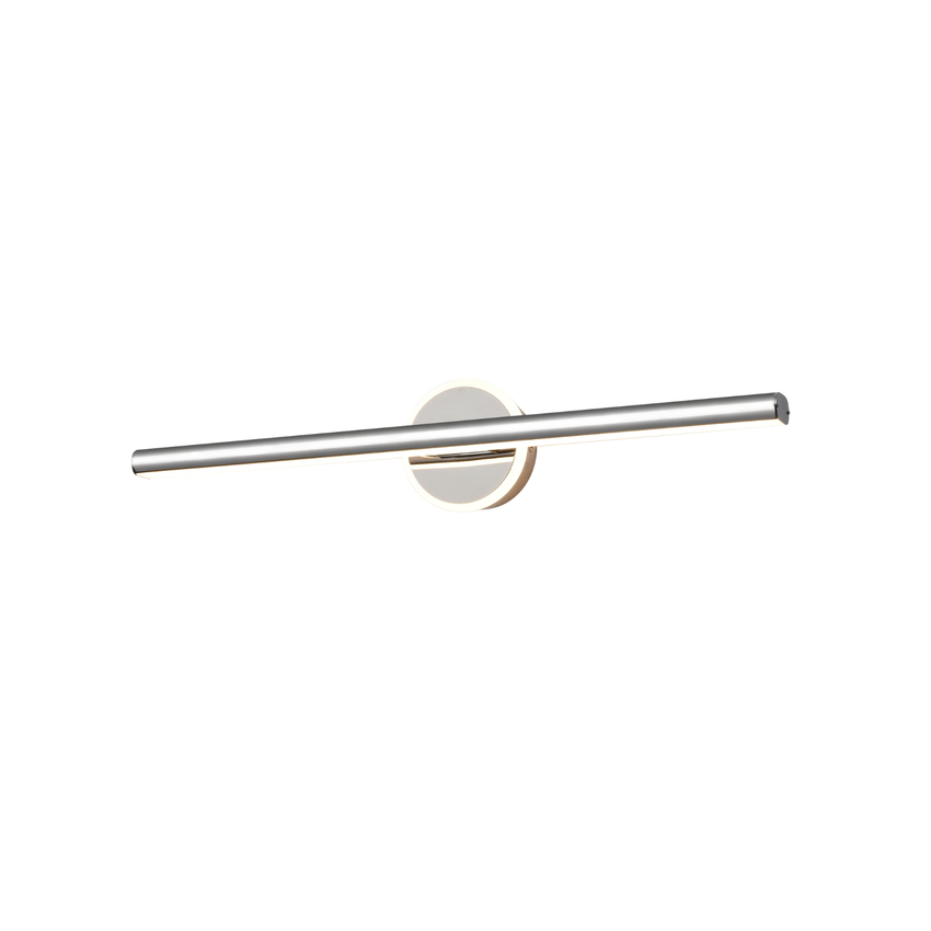Photograph: Franklite Allure Chrome Led Bathroom Wall Light With Illuminated Backplate - IP44