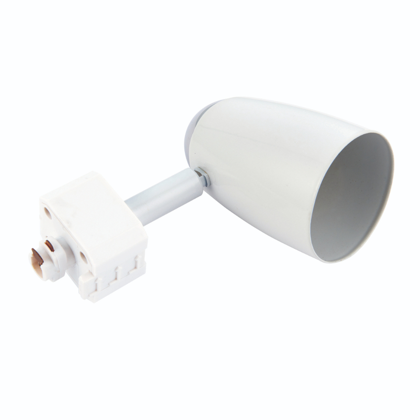 Photograph: Gloss White Adjustable Monte Track Spotlight - GU10
