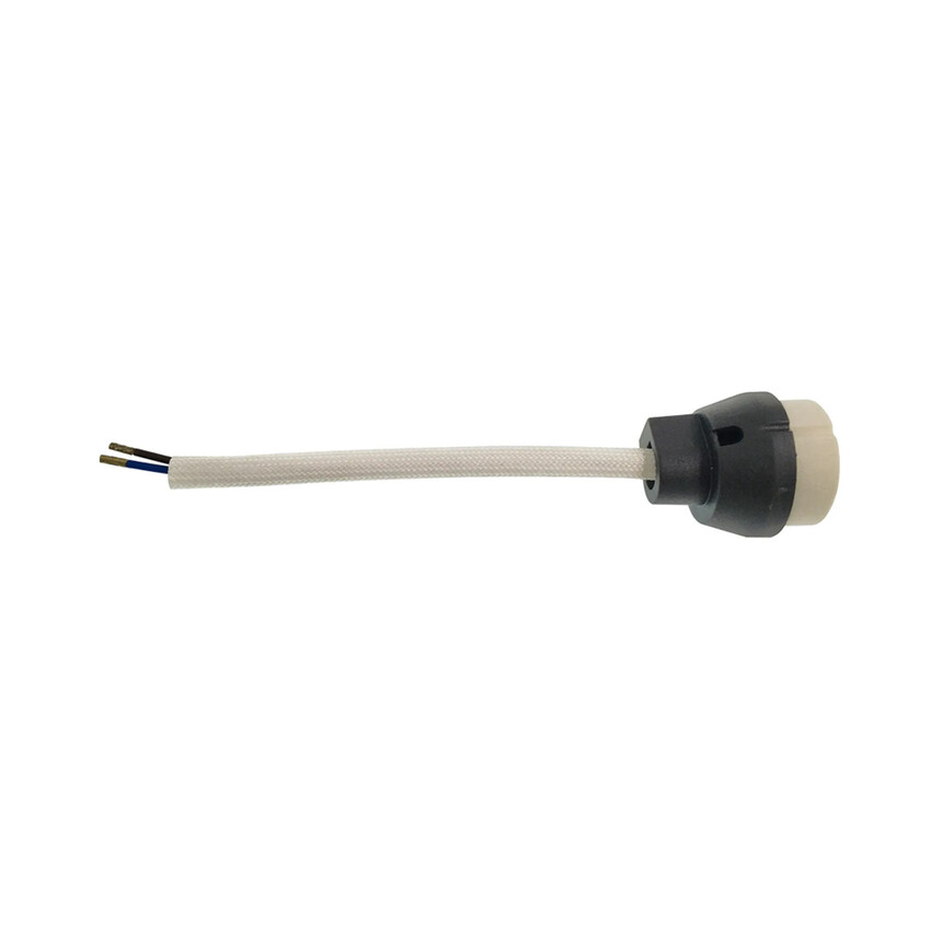Photograph: GU10 17.5cm Lampholder White/Black