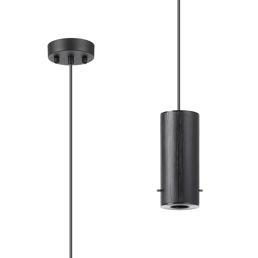 Photograph: Idolite Adele 10cm Pendant (FRAME ONLY), 1 x E27, Satin Black