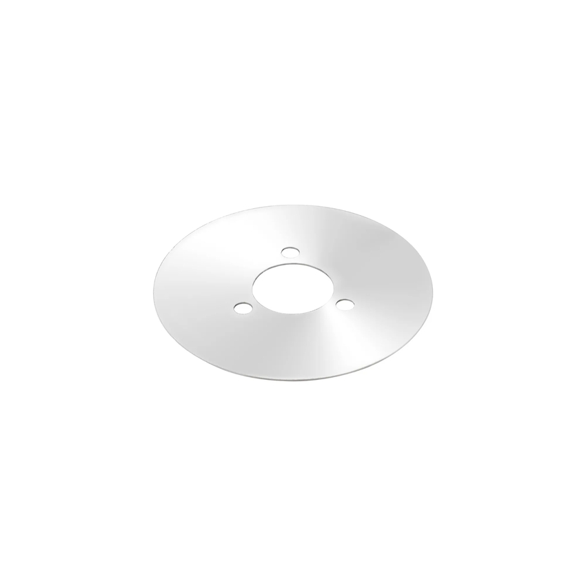 Photograph: Idolite Adele 12cm Decorative Plate Chrome, For Single Flush Fittings
