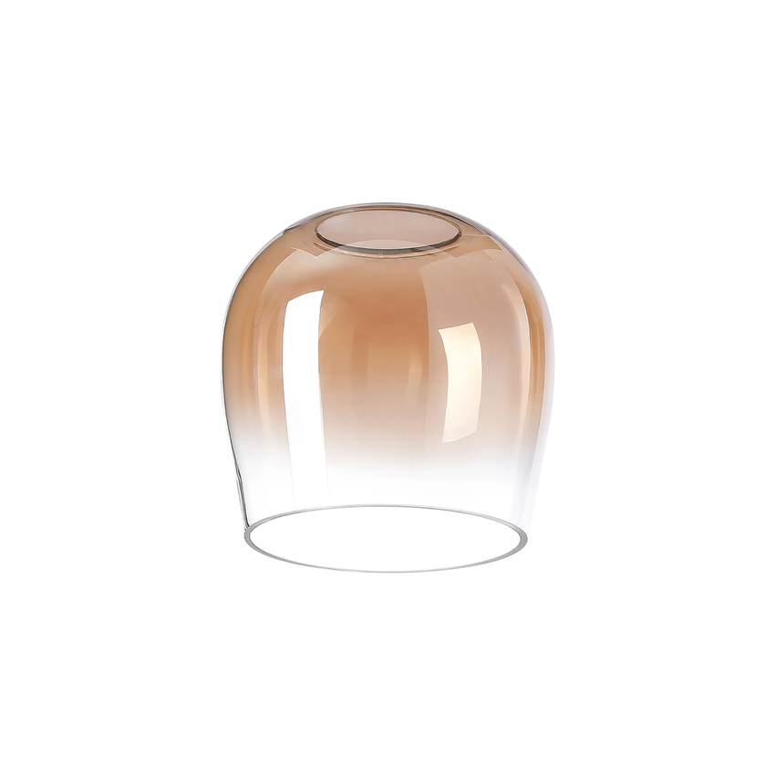 Photograph: Idolite Adele 19cm Wine Glass Shade (A) 82mm Top Hole, Amber Fade