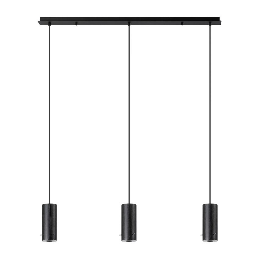 Photograph: Idolite Adele 1m Linear Pendant (FRAME ONLY), 3 x E27, Satin Black